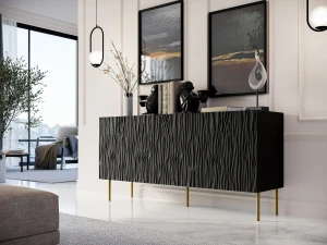 Комод JUNGLE 152 CAMA черный матовый