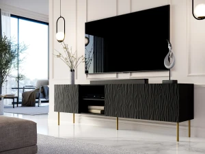 Тумба RTV JUNGLE 190 CAMA черный мат