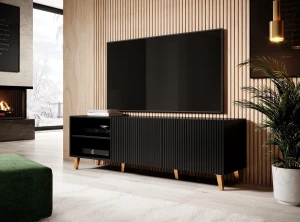 Тумба RTV PAFOS 150 2D2K CAMA черный мат