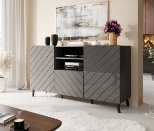 Комод ABETO CAMA графит глянец