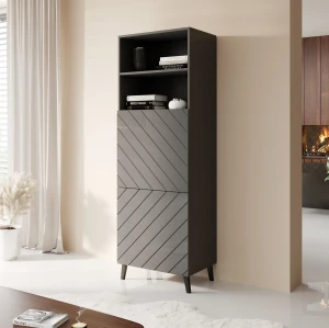 Стелаж ABETO 60 CAMA графіт глянець