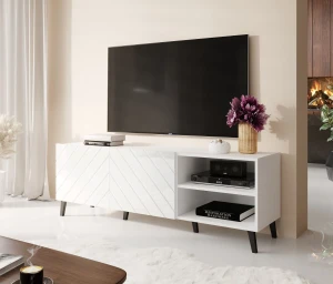 Тумба RTV ABETO 150 CAMA белый глянец