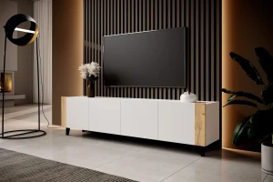 Тумба RTV FARO 200 4D CAMA белый мат/дуб крафт