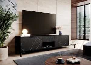 Тумба RTV MARMO 2D1S1K CAMA черный мрамор