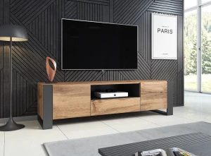Тумба RTV WOOD CAMA дуб вотан/антрацит