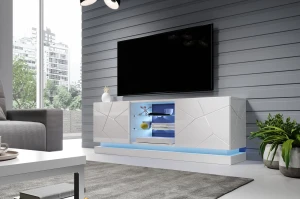 Тумба RTV QIU 160 CAMA белый глянец