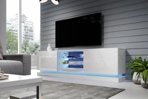 Тумба RTV QIU 200 CAMA белый глянец