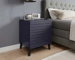 Тумба прикроватная NOVA CAMA синий мат
