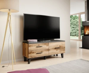 Тумба RTV LOTTA 120 1D2S CAMA дуб вотан/чорний