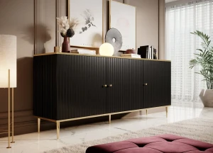Комод GLAMOUR CAMA чорний