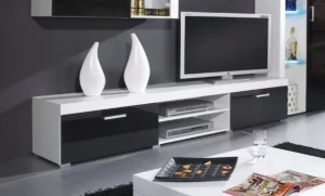 Тумба RTV SAMBA 200 CAMA чорний глянець