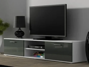 Тумба RTV SOHO 180 CAMA белый мат/серый глянец