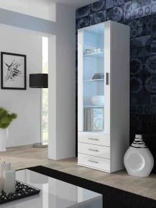 Вітрина SOHO S1 CAMA білий мат/білий глянець