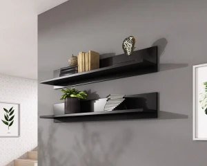 Полка навесная SOHO CAMA черный мат
