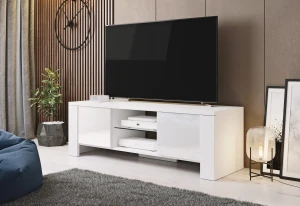 Тумба RTV WEST CAMA білий мат/білий глянець