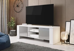 Тумба RTV WEST CAMA білий мат/сірий глянець