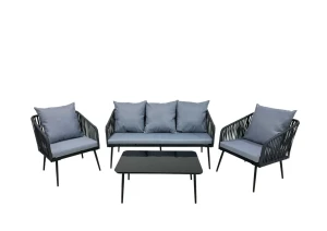 Комплект садовой мебели GardenLine Chomik ABI8500 антрацит/серый