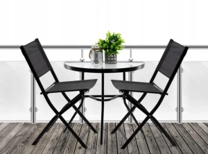 Комплект мебели для балкона GardenLine Chomik SAD7132 черный