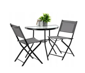 Комплект мебели для балкона GardenLine Chomik SAD7149 серый