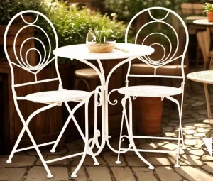 Комплект садовой мебели Linda GardenLine Chomik GOM8237 белый