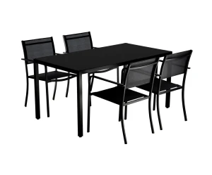 Комплект садовой мебели GardenLine Chomik ANH6135KPL черный