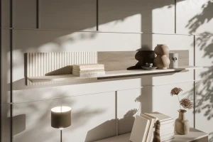 Полиця RANDOM 2 P-1 Halmar кашемір/горіх/чорний