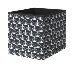 Коробка DRÖNA IKEA чорно-білий принт