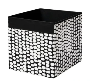 Коробка DRÖNA IKEA чорно-білий