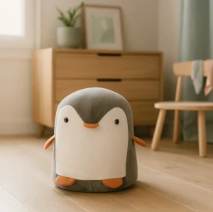 Дитячий пуф PINGWINEK CHOMIC сірий