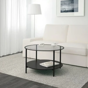 Стіл журнальний VITTSJÖ IKEA чорно-коричневий