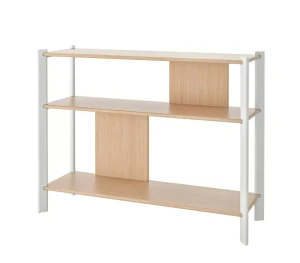 Стіл журнальний JÄTTESTA IKEA білий/світлий бамбук