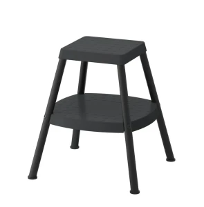 Табурет зі сходинкою HADDARP IKEA чорний