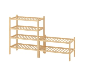 Комплект полиць для взуття 3 шт VASSKÄR IKEA бамбук