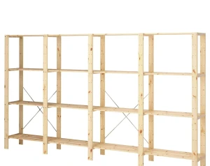 Стелаж 4 секції HEJNE IKEA 307х31х171 см
