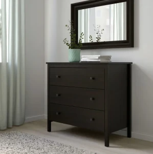 Комод 3ш KOPPANG IKEA 90х83 темно-коричневий