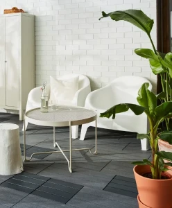 Стіл журнальний садовий KROKHOLMEN IKEA бежевий