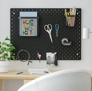 Дошка перфорована комбінована SKÅDIS IKEA 76х56 чорний