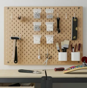 Дошка перфорована SKÅDIS IKEA 76х56 дерево