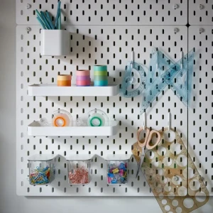 Дошка перфорована комбінована SKÅDIS IKEA 56х56 білий