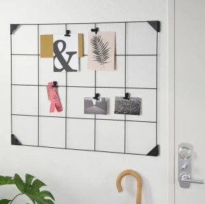 Дошка для нотаток із затискачем SÖSDALA IKEA чорний