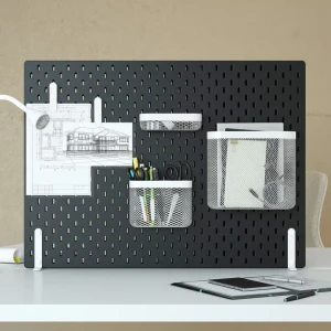 Дошка перфорована комбінована SKÅDIS IKEA 76х56 чорний 295.159.80