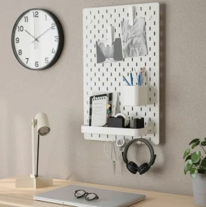 Дошка перфорована комбінована SKÅDIS IKEA 36х56 білий 095.901.31