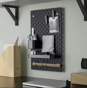 Дошка перфорована комбінована SKÅDIS IKEA 36х56 чорний 695.901.33