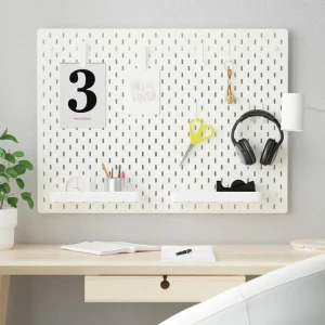 Дошка перфорована комбінована SKÅDIS IKEA 60х76 білий 294.063.68