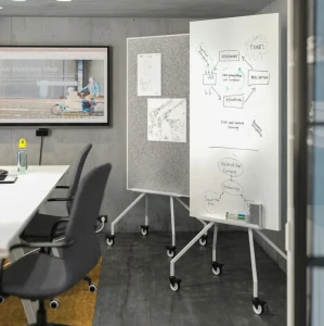 Дошка інформаційна пересувна ELLOVEN IKEA білий