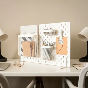 Дошка перфорована комбінована SKÅDIS IKEA 56х37 білий 195.644.81