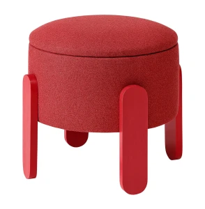 Пуф із контейнером FÖRLUNDA IKEA червоний