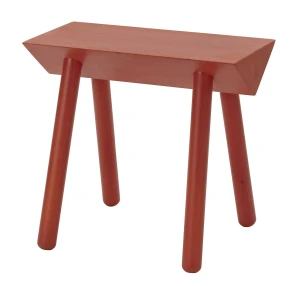 Табурет OMMJÄNGE IKEA оранжево-червоний