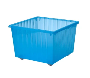 Коробка на колесах VESSLA IKEA синій
