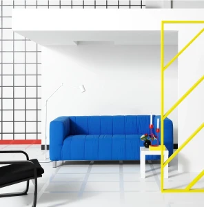 Диван KLIPPAN IKEA яскраво-синій